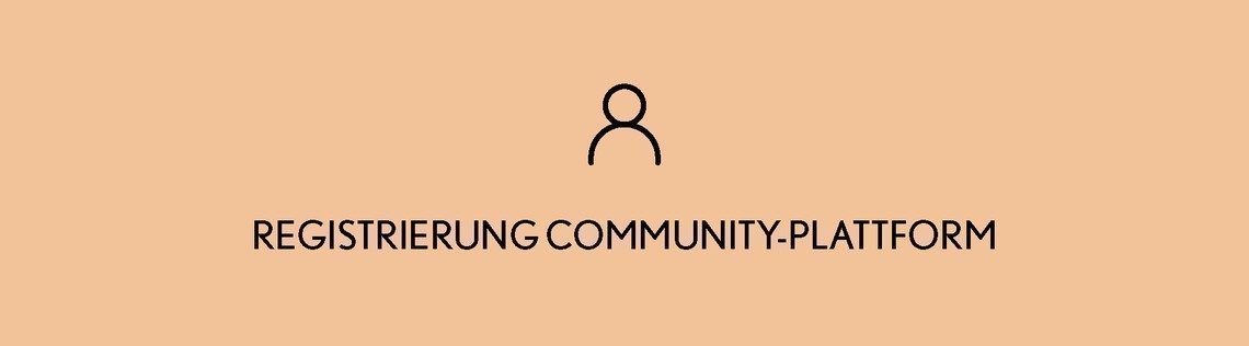 Registrierung Community-Plattform